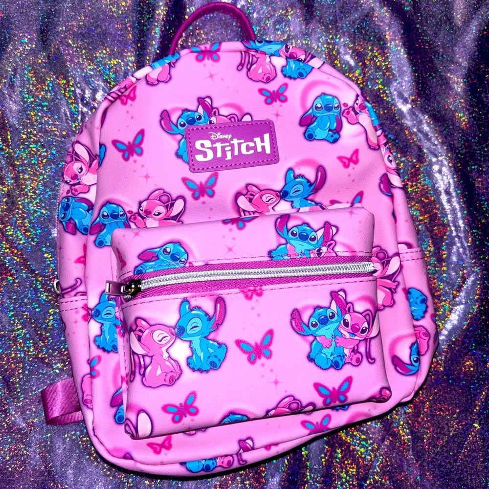 Kids Stitch and Angel Mini Backpack